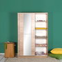 Hanah Home Armario Sonomo con Puerta Corredera de Espejo